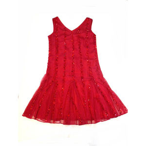 NEW Blush Us Angels Red Sequin Valentines Day Dress  sz 6x 7